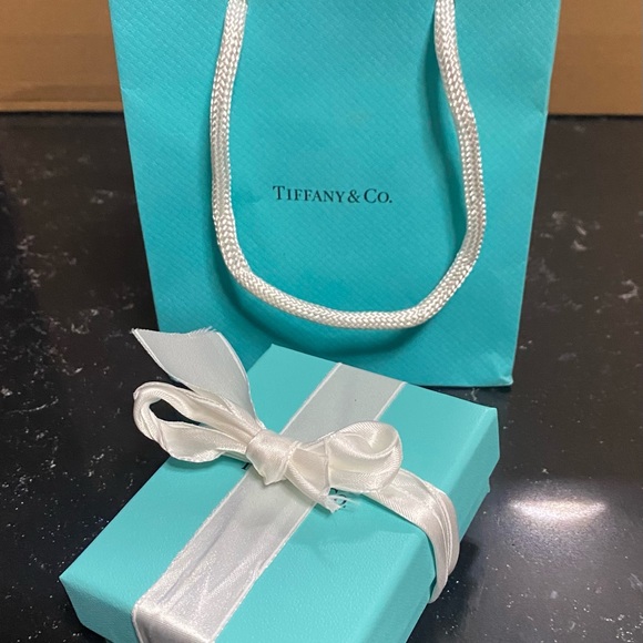 Small Empty Tiffany bag, box, pouch, and ribbon - Picture 2 of 2